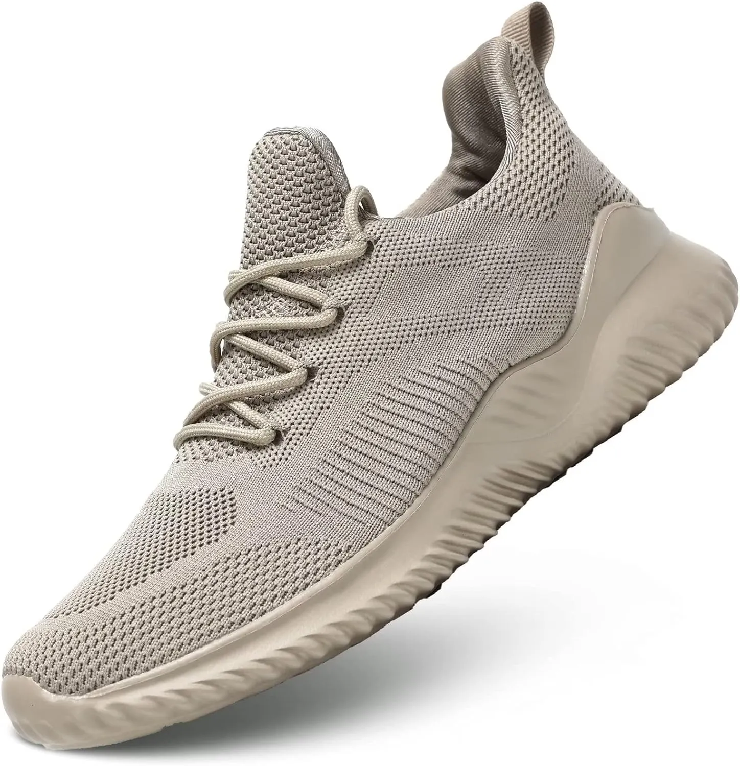Mens Running Shoes Slip on Walking Tennis Sneakers Lightweight Breathable Mesh Workout Casual Sports Shoes Soft Sole