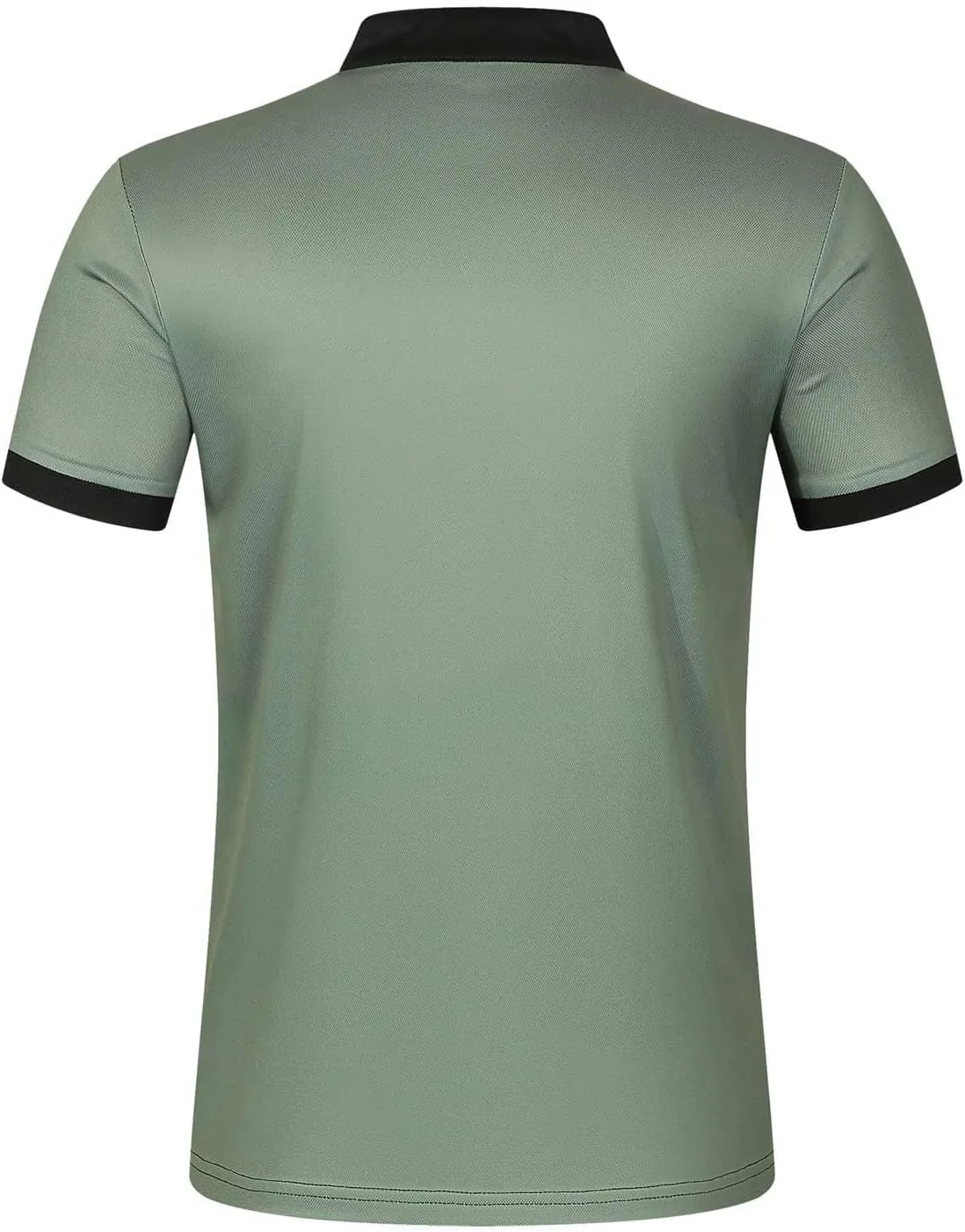Mens Short Sleeve Polo Shirts for Slim Fit Fashion Casual Button Casual Shirts Lapel Solid Color Work Shirts