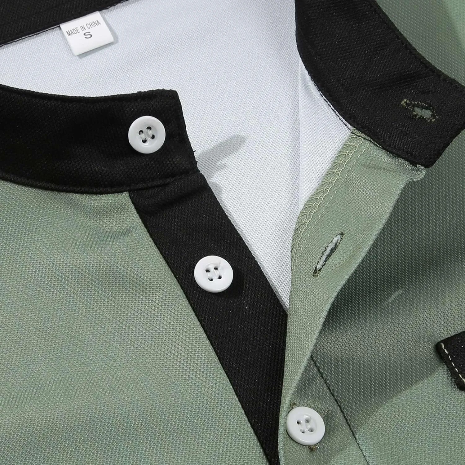 Mens Short Sleeve Polo Shirts for Slim Fit Fashion Casual Button Casual Shirts Lapel Solid Color Work Shirts