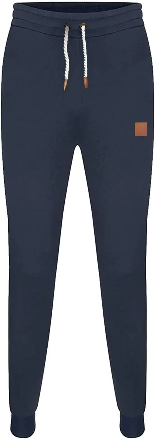 Mens Sweatpants Relaxed Fit Heavyweight Fleece Cargo Pants for Men Baggy Work Trousers Tactical Hiking Pants Joggers
