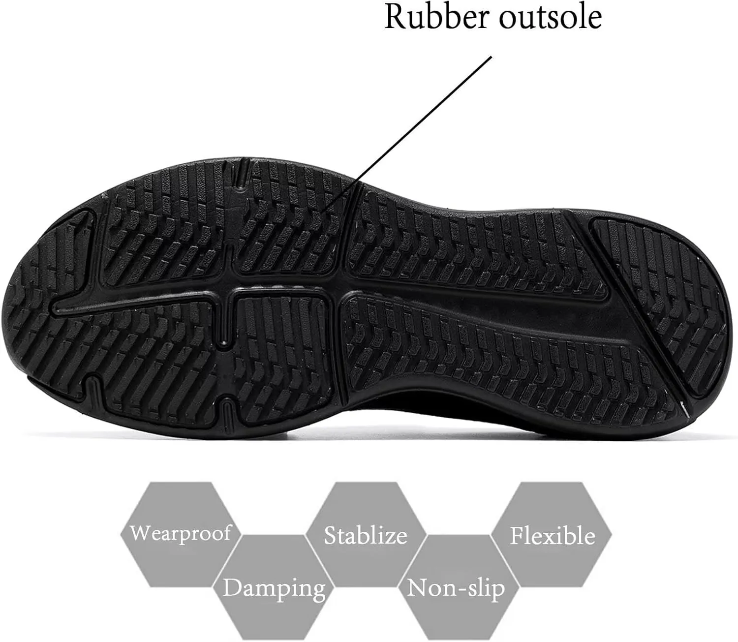 Men's Walking Shoes Casual Slip on Soft Sole Tennis Gym Running Sneakers Lightweight Breathable Mesh Workout Sports