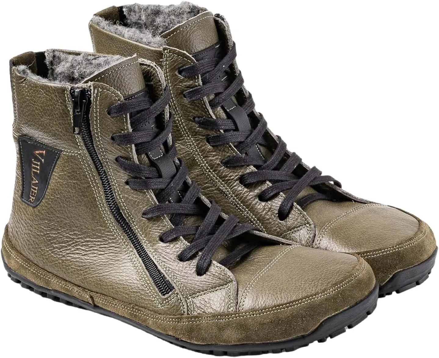 Men's Waterproof Fashion Orthopedic Shoes Suede High Boots Non-Slip Breathable Lightweight Casual Shoes for Walking