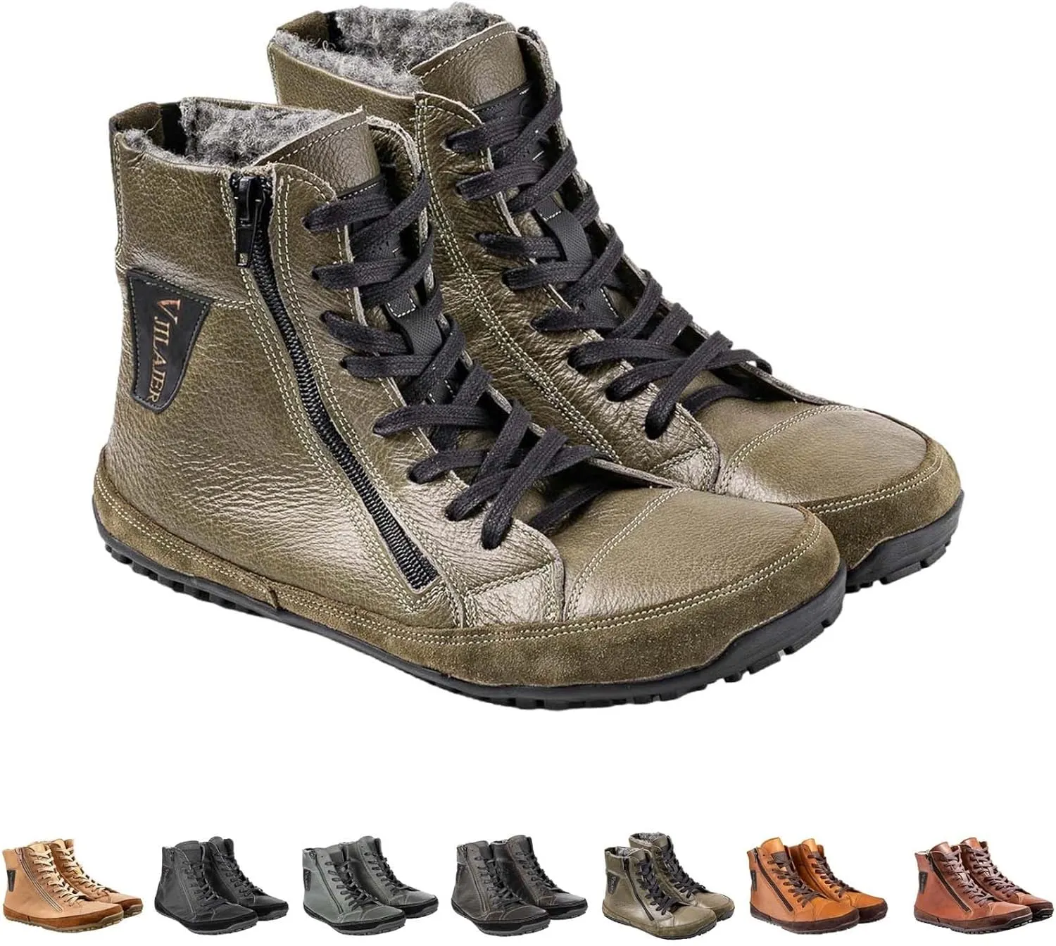 Men's Waterproof Fashion Orthopedic Shoes Suede High Boots Non-Slip Breathable Lightweight Casual Shoes for Walking