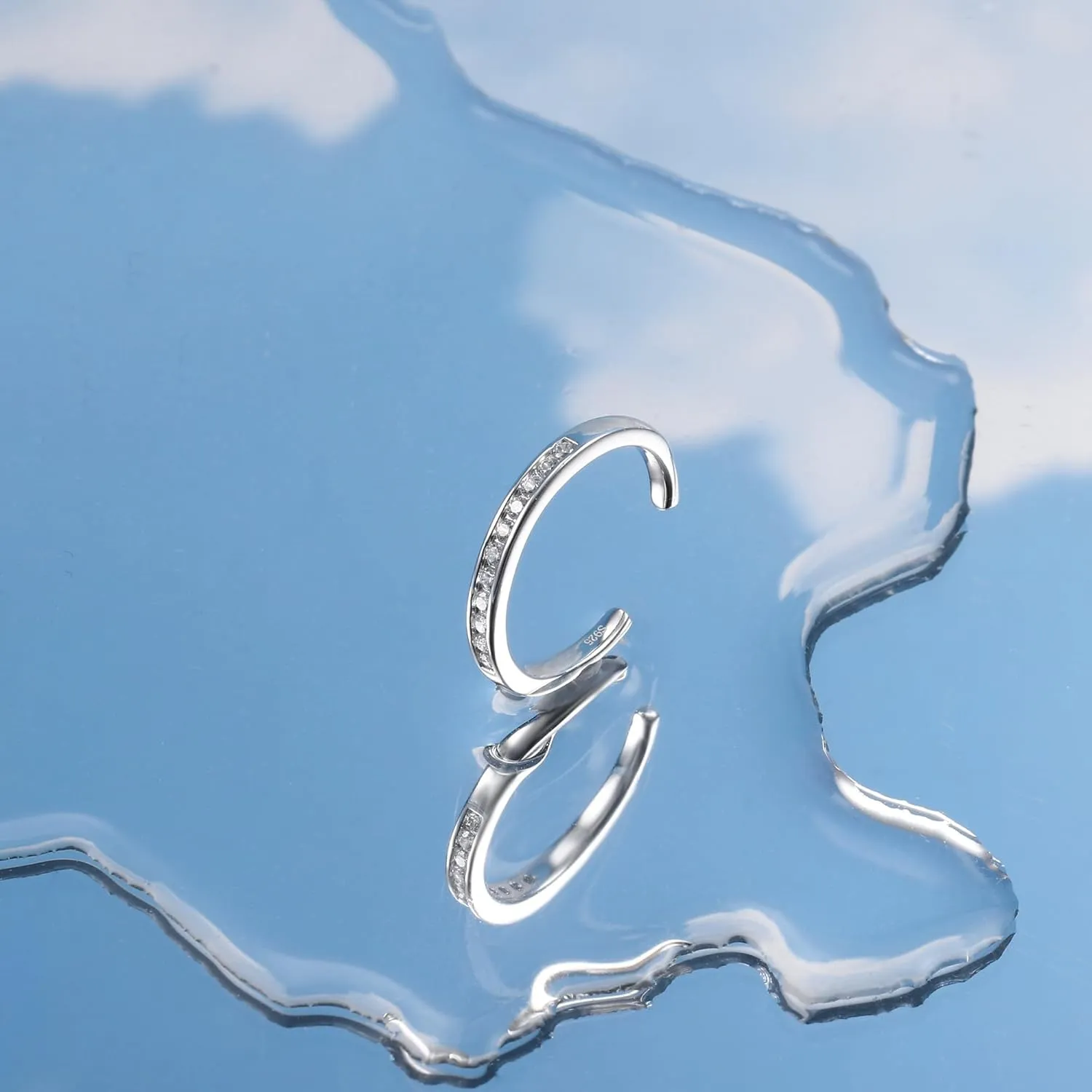 Milacolato 925 Sterling Silver Toe Rings for Women 18K White Gold Plated Arrow Heart Infinity Vintage Celtic Knot Teardrop Daisy Flower Stylish Toe Rings Adjustable Toe Band Rings Summer Beach Foot Jewelry