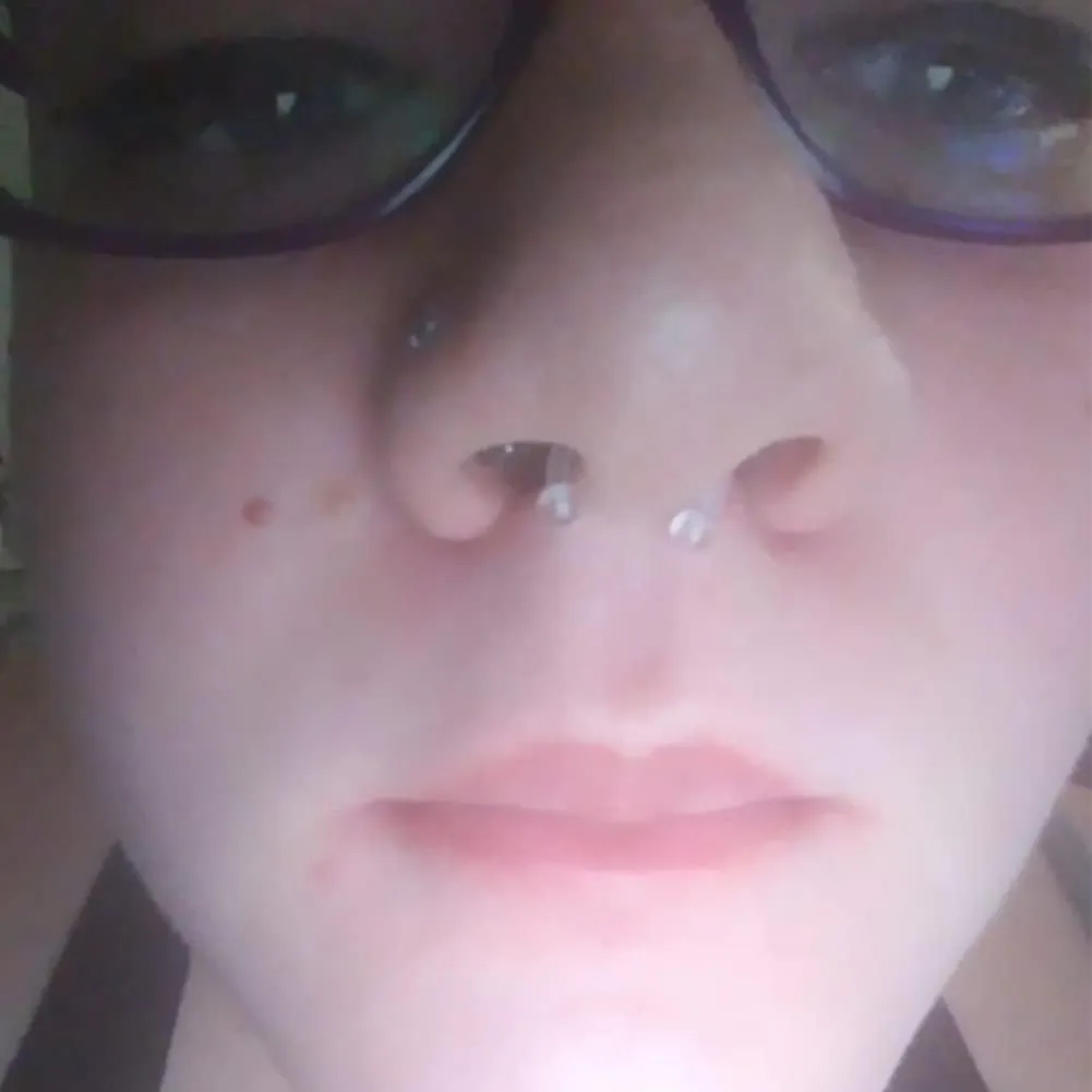 MODRSA Clear Nose Rings & Studs - Plastic Nose Piercing Retainers - 16g, 18g, 20g - Clear Cartilage Earrings & Lip Piercing Retainer