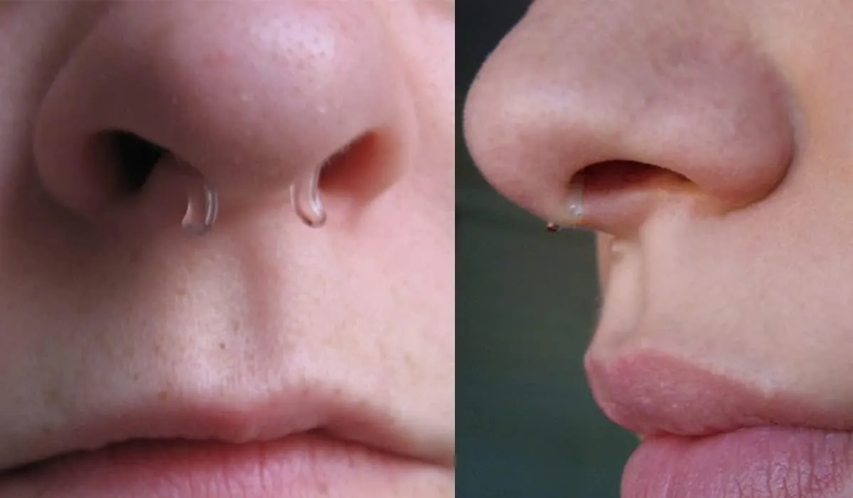 MODRSA Clear Nose Rings & Studs - Plastic Nose Piercing Retainers - 16g, 18g, 20g - Clear Cartilage Earrings & Lip Piercing Retainer