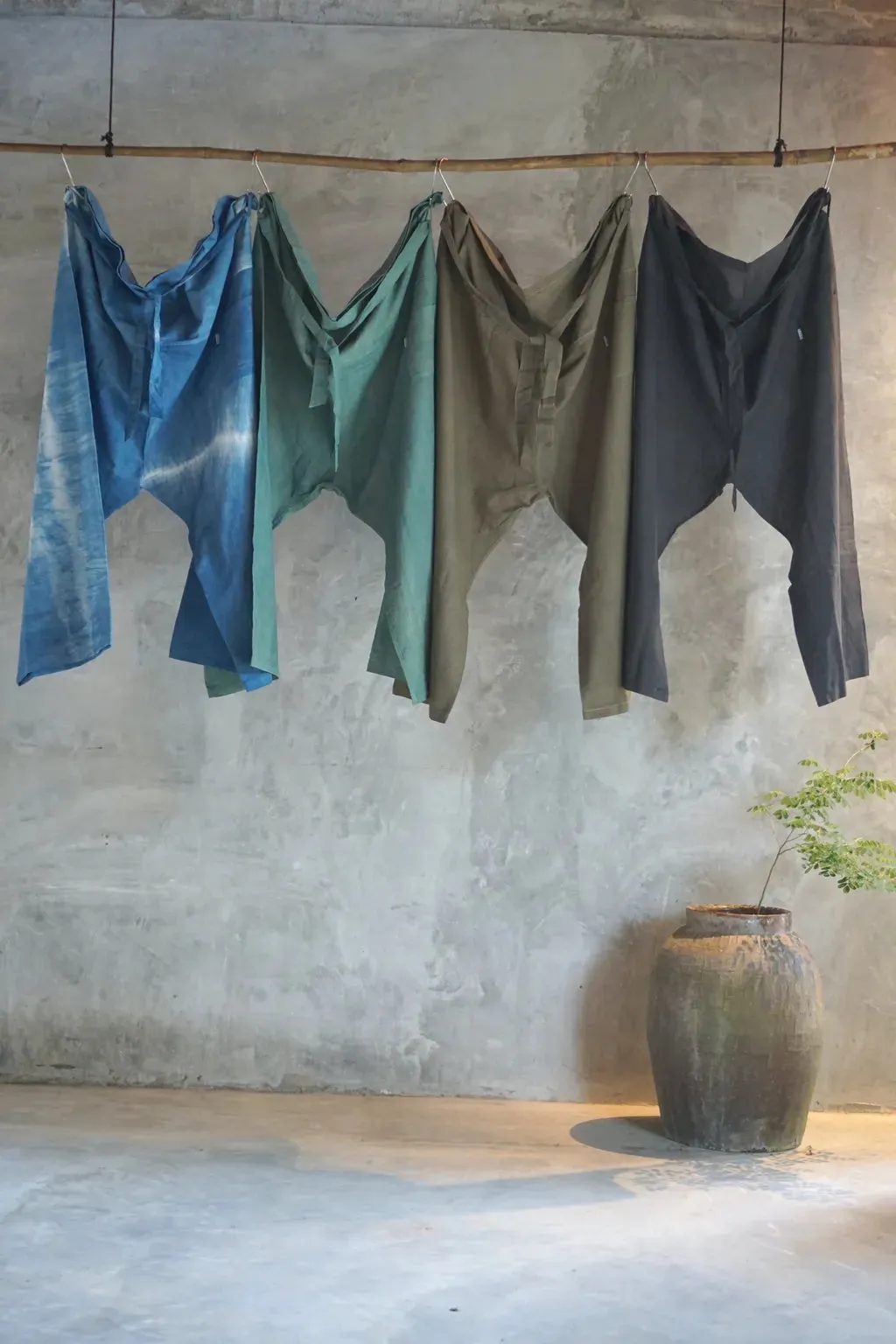 MUNI Fisherman pants (Seaweed)