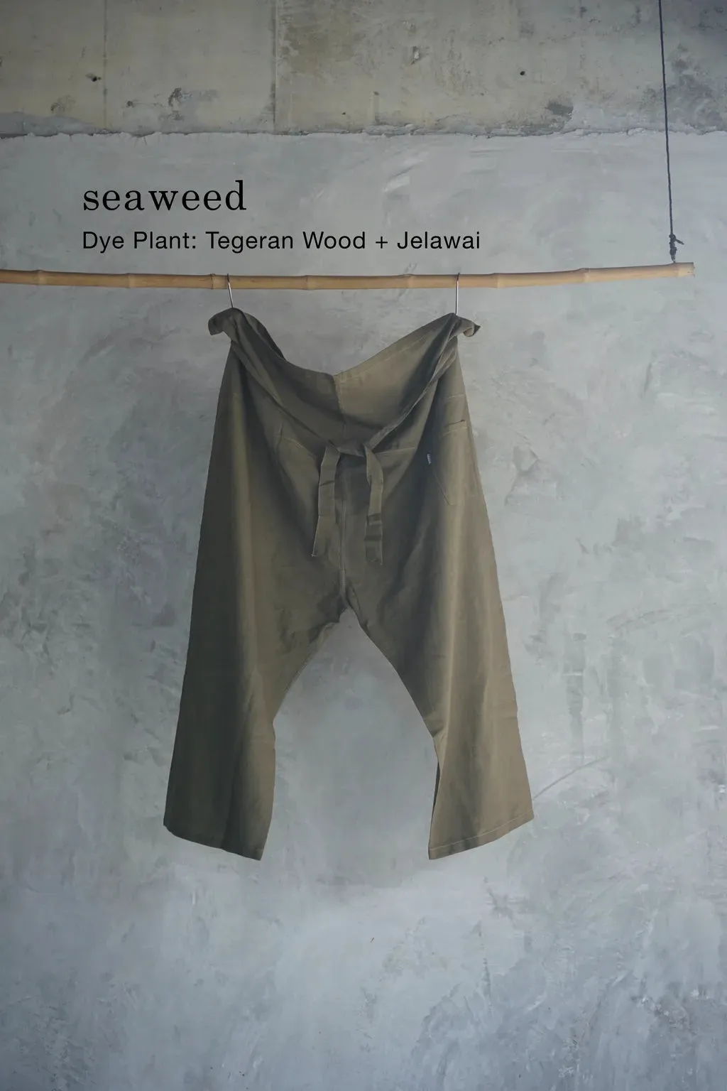 MUNI Fisherman pants (Tie Dye Indigo)
