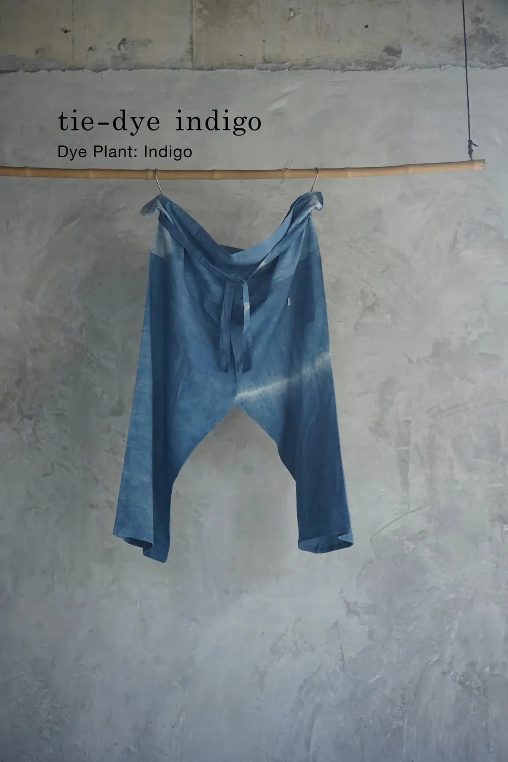 MUNI Fisherman pants (Tie Dye Indigo)
