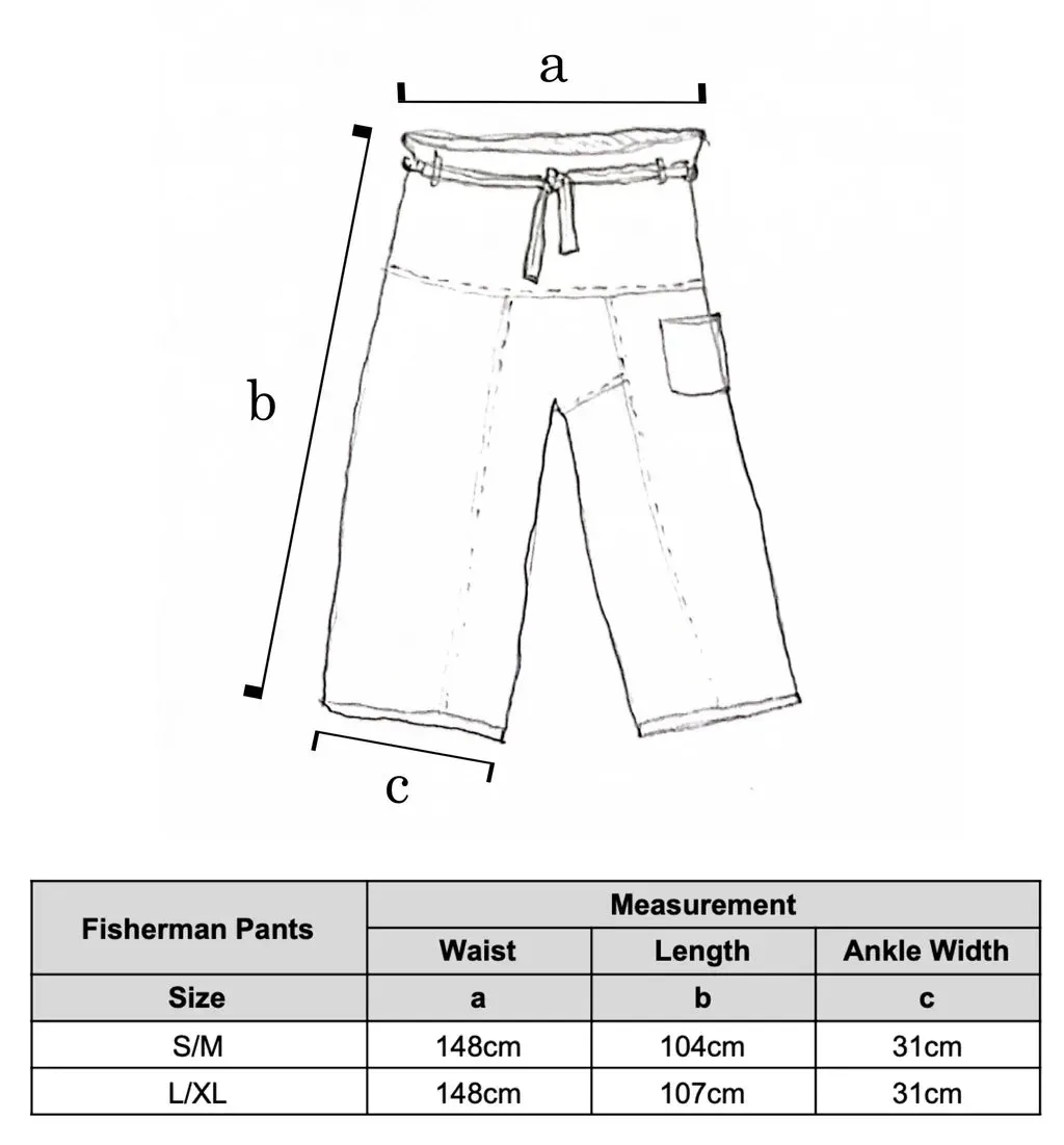 MUNI Fisherman pants (Tie Dye Indigo)