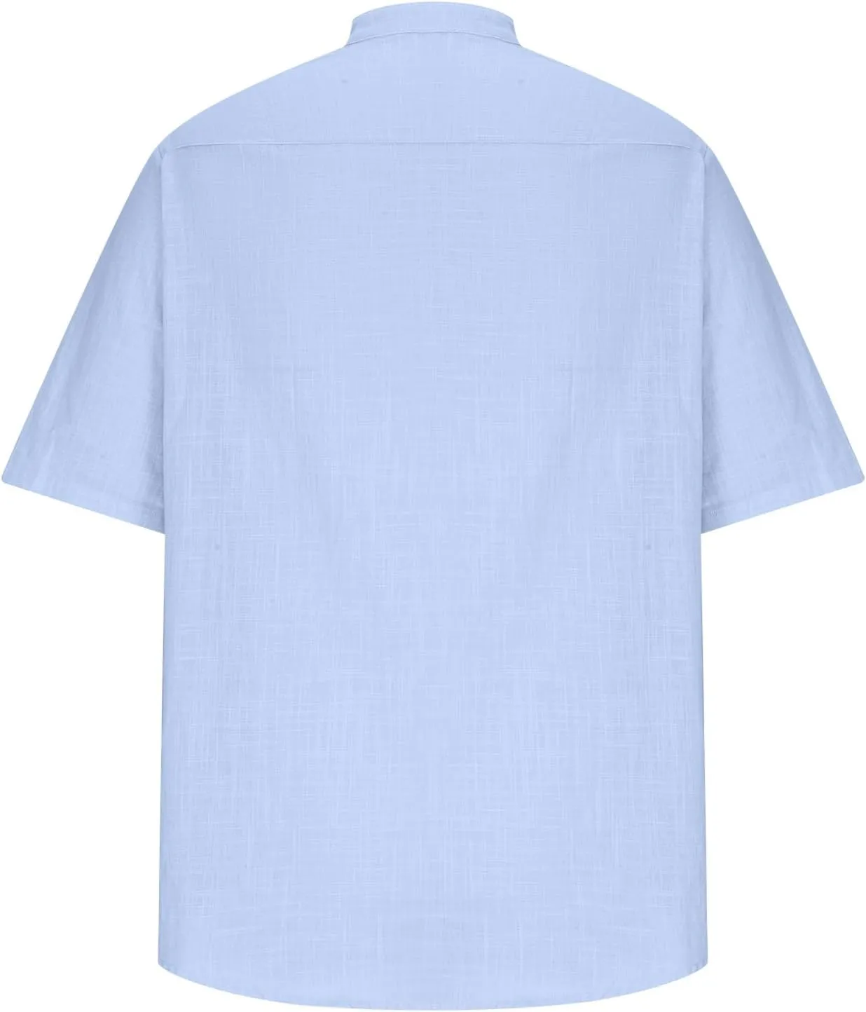 Muscularfit Mens Button Down Short Sleeve Solid Cotton Linen Shirts Summer Spring Lapel Neck Fashion Work Shirt Clothes 2023