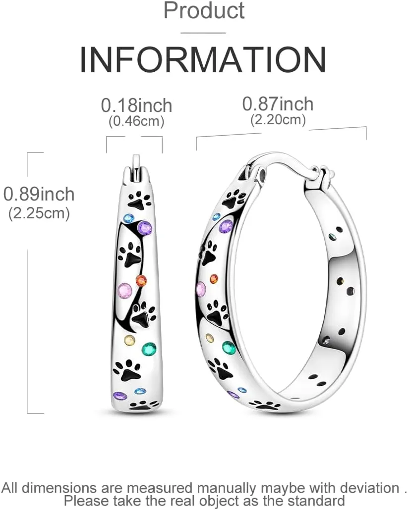NARMO 925 Sterling Silver Hoop Earrings for Women Hypoallergenic Lightweight Simple Huggie Hoop Earrings Twisted Hoop Earrings Colorful Cubic Zirconia Hoop Earrings Rainbow Hoop Earrings