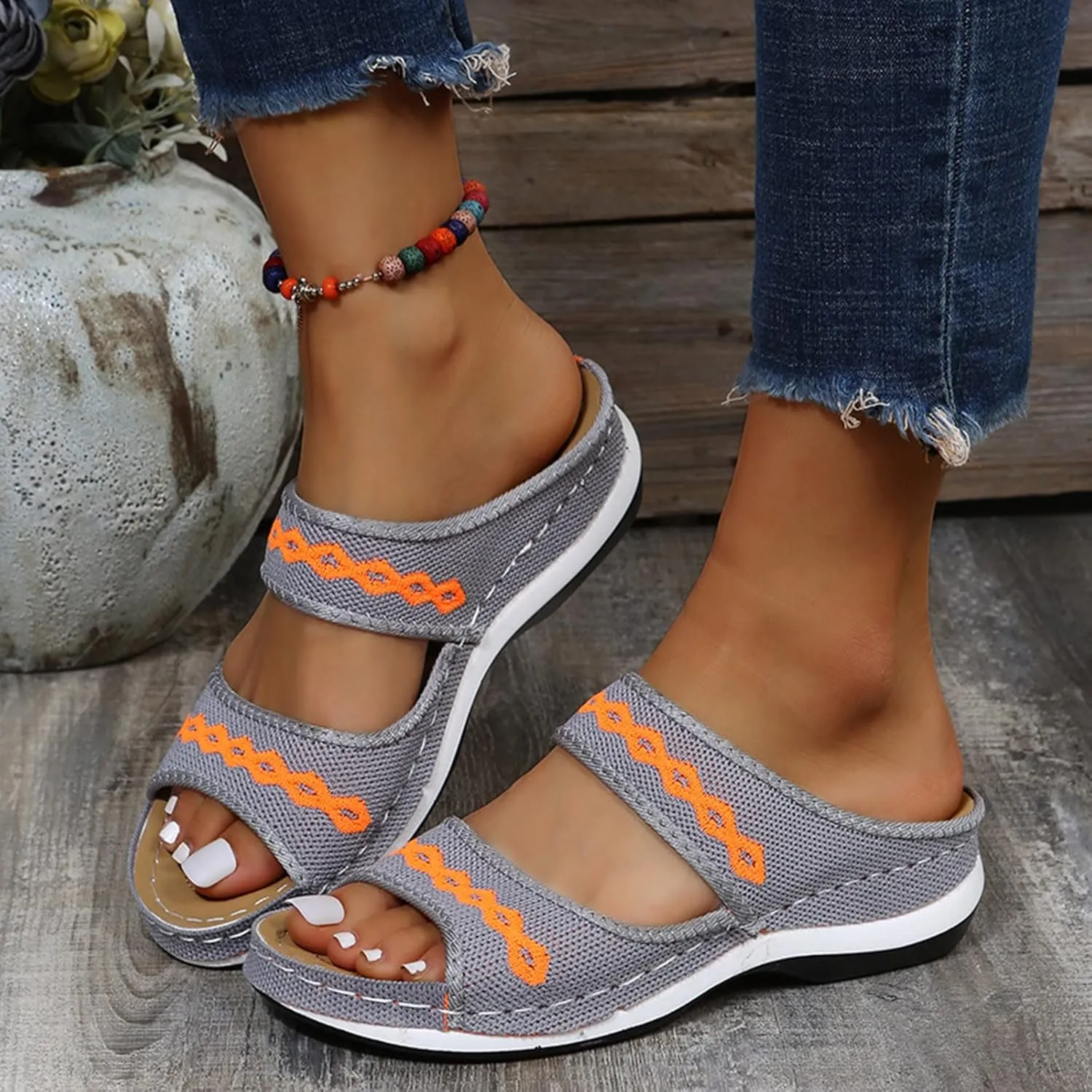 Orthopedic Sandals for Women Sandals Wedge for Women Casual Summer Shoes for Womens 2025 Women's Sandal Dressy