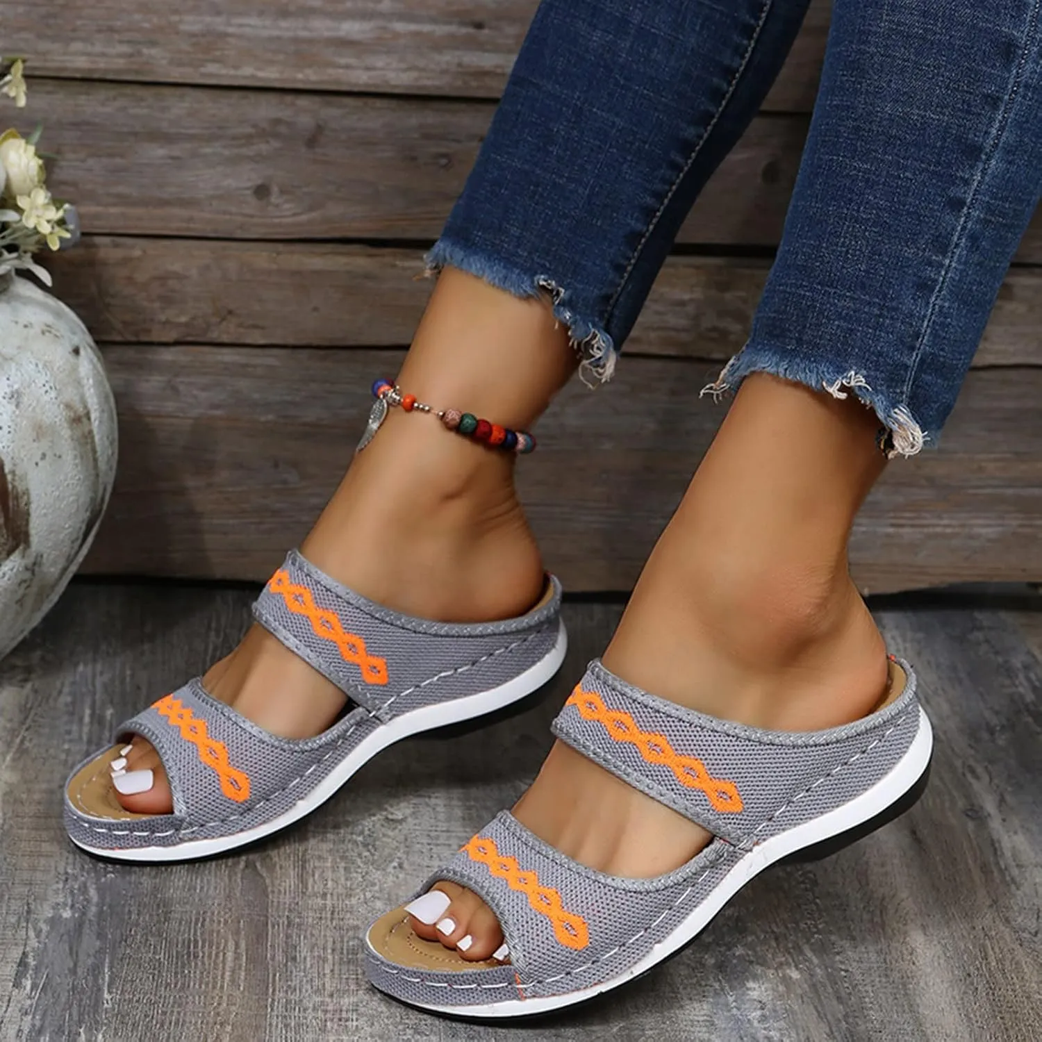 Orthopedic Sandals for Women Sandals Wedge for Women Casual Summer Shoes for Womens 2025 Women's Sandal Dressy