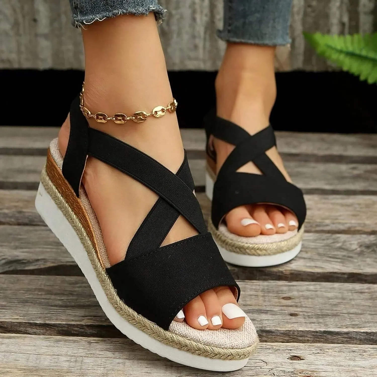 Orthopedic Wedge Sandals for Women Dressy Summer Open Toe Platform Sandals 2024 Casual Comfortable Low Wedges Sandals Shoes