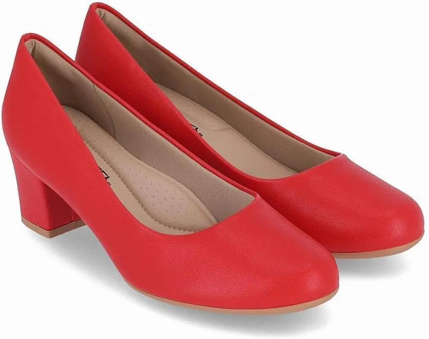 Piccadilly Laura Women's Mid Heel Pump Shoe 110072 | Comfortable Elegant Women's Dress Shoe | All Day Comfort