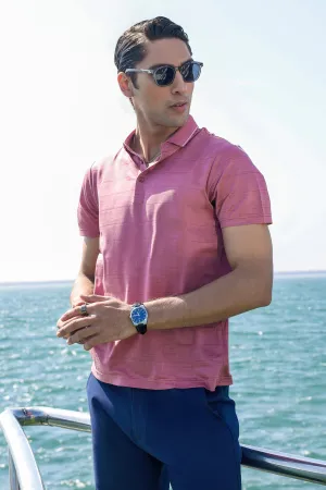 Pink Dry Fit Polo