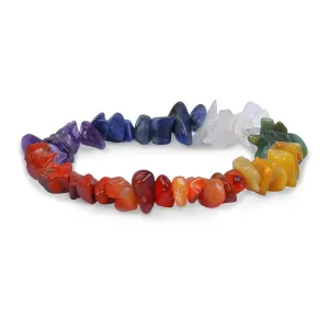 PYOR 7 Chakra Reiki Bracelet Chakra Bracelets For Women Natural Gemstones Healing Stone Jewelry Crystal Beads Prosperity Stones Wealth Energy Crystals Bead Good Luck Charm Gem Spiritual Handmade Gifts