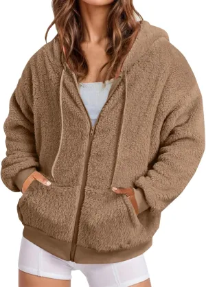 QWENTMTNTY Woman Plus Size Winter Jackets Plus Size Women Lightweight Faux Sheepskin Coat Warm Windbreaker Winter Jackets