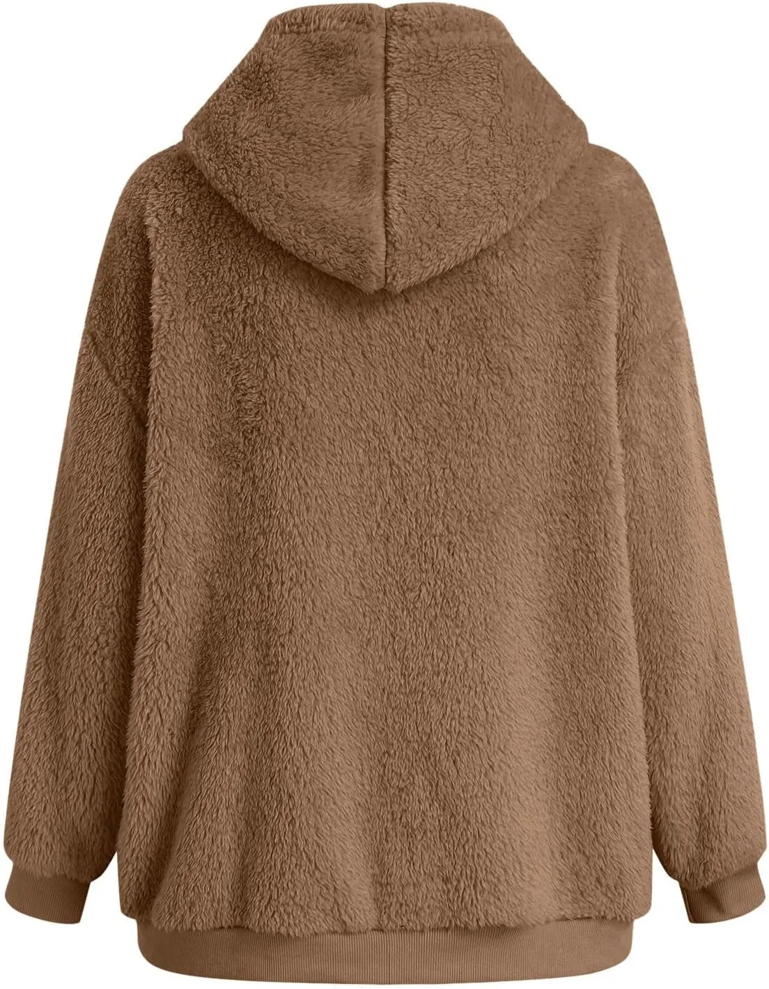 QWENTMTNTY Woman Plus Size Winter Jackets Plus Size Women Lightweight Faux Sheepskin Coat Warm Windbreaker Winter Jackets