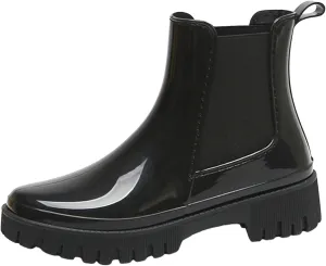 Rain Boots Women Ankle Rain Boots Waterproof Rubber Chelsea Boots Short Rain Boots Waterproof Garden Shoes