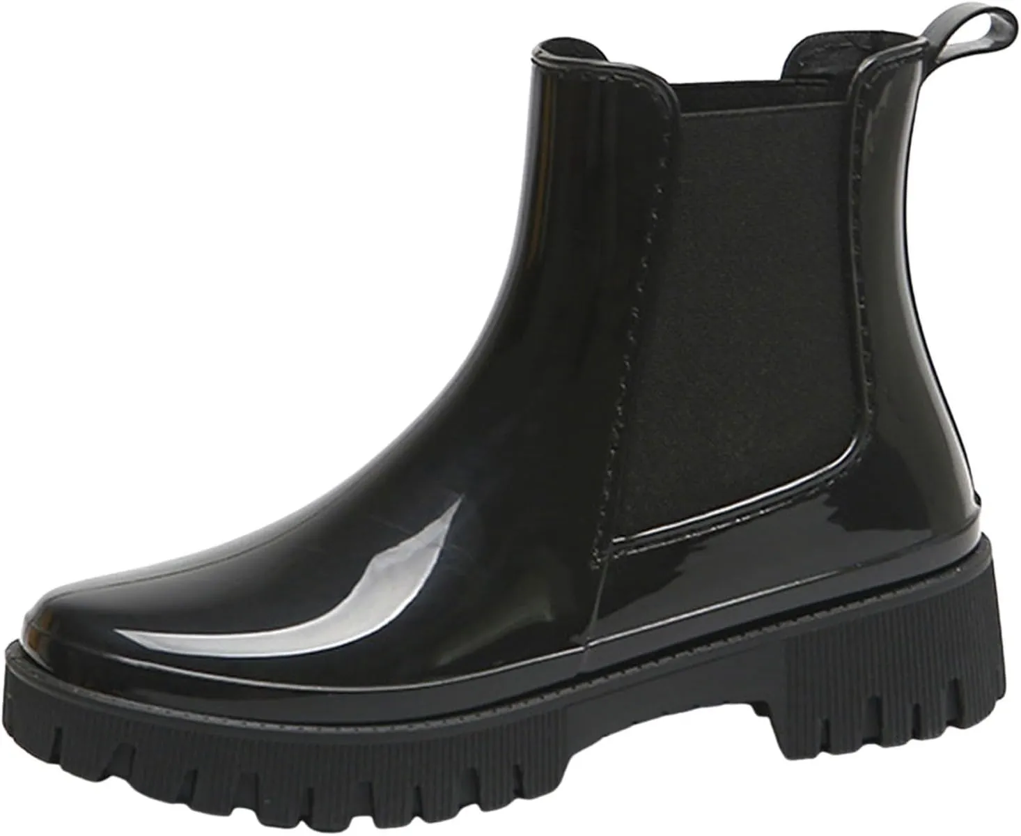 Rain Boots Women Ankle Rain Boots Waterproof Rubber Chelsea Boots Short Rain Boots Waterproof Garden Shoes