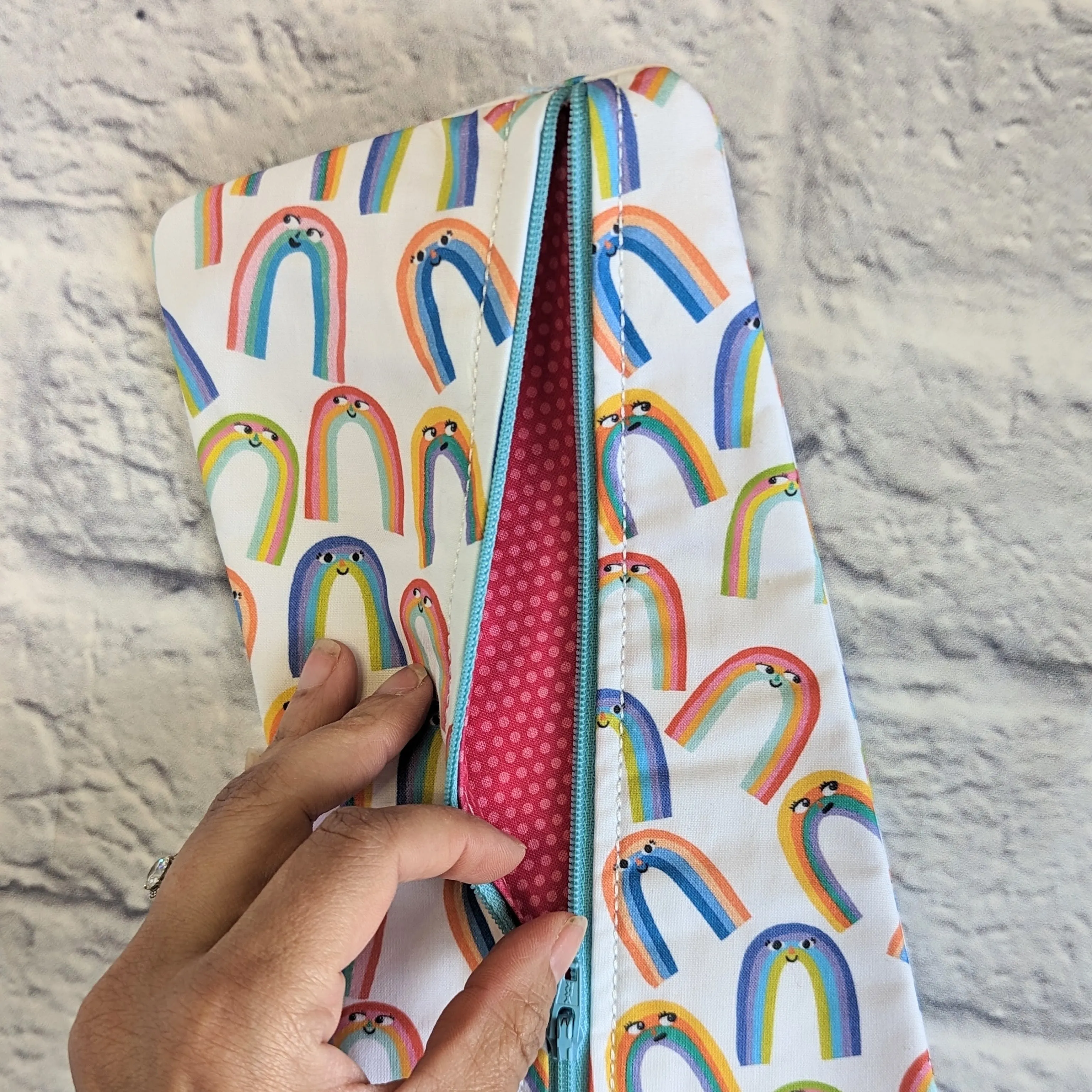 Rainbow Collection Zipper Bags