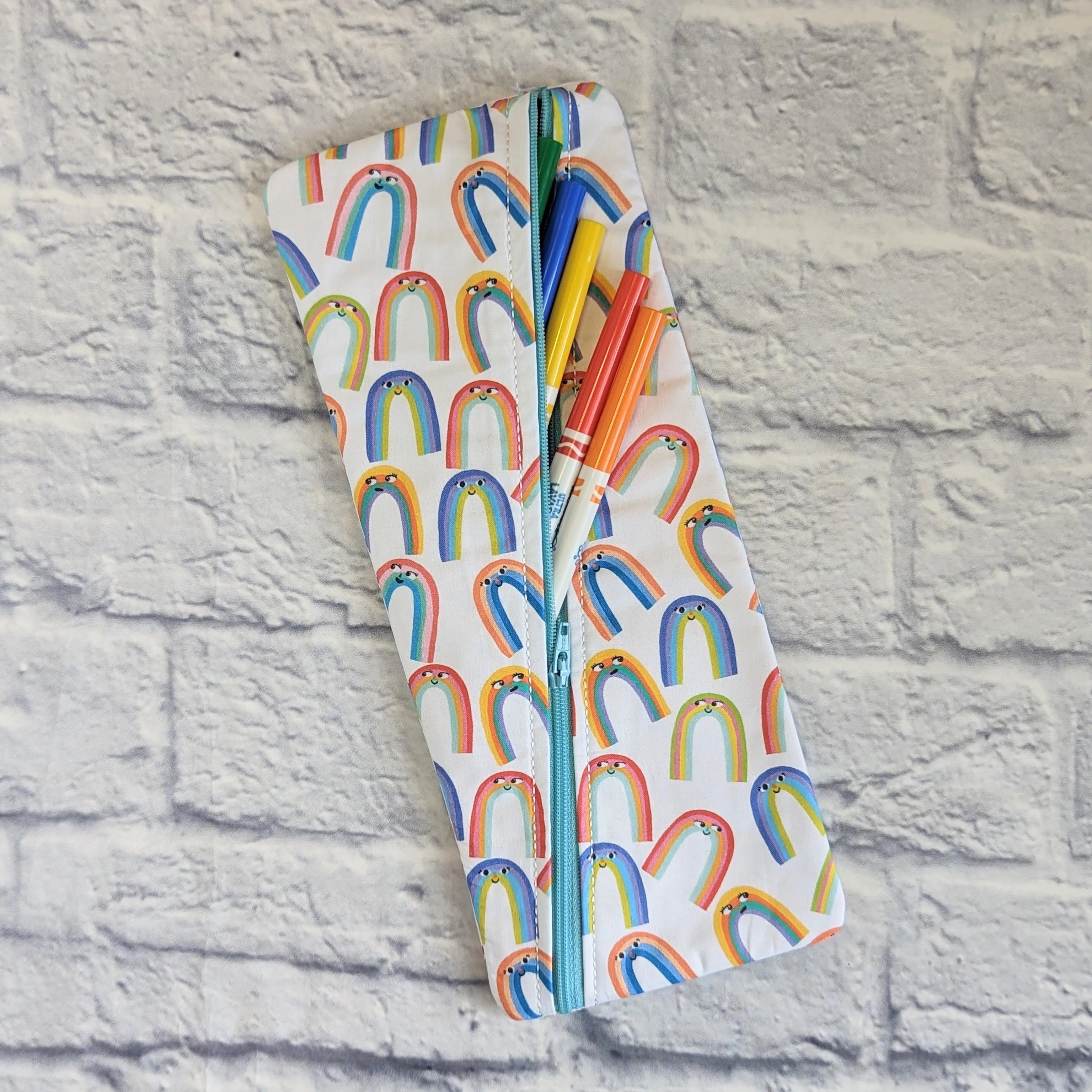 Rainbow Collection Zipper Bags