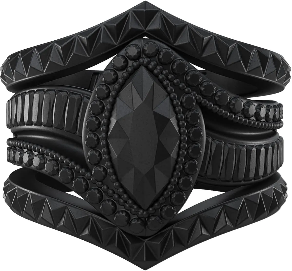 Rinfit Silicone Rings for Women - Engagement or Promise Ring & Stackable Set - Womens Rubber Wedding Rings & Silicone Wedding Bands - Patented Design