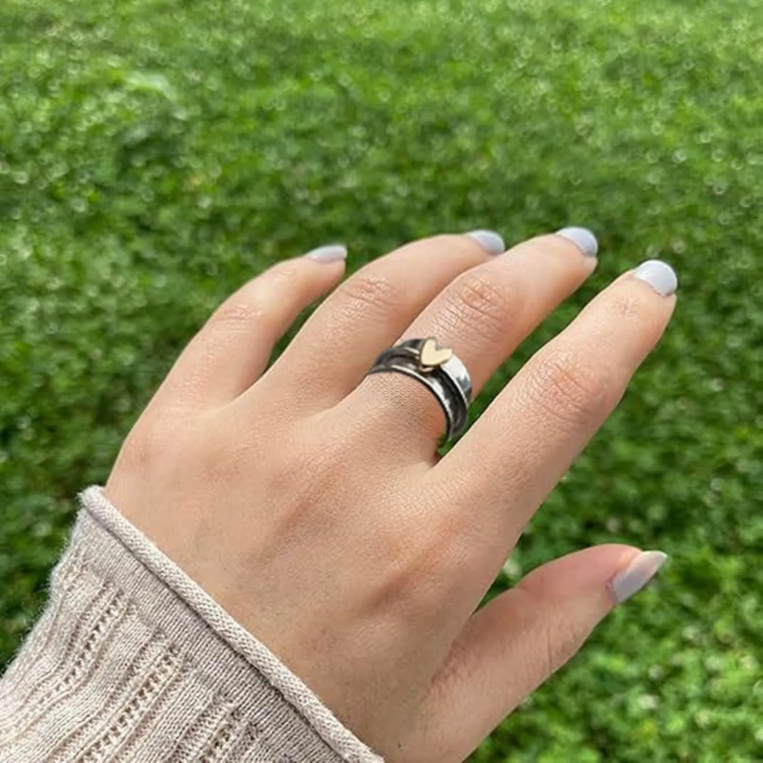 Rings for Women Engagement Stackable Wedding Bands Rings Comfortable Lightweight Sparkling Crystal Statement Ring