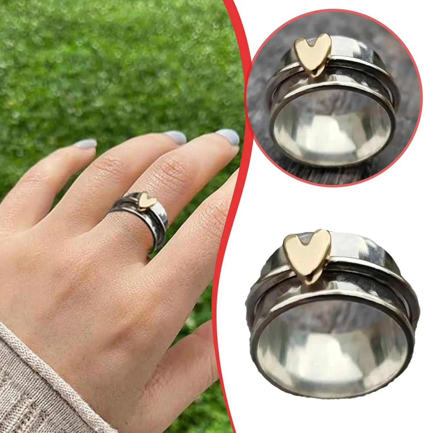 Rings for Women Engagement Stackable Wedding Bands Rings Comfortable Lightweight Sparkling Crystal Statement Ring
