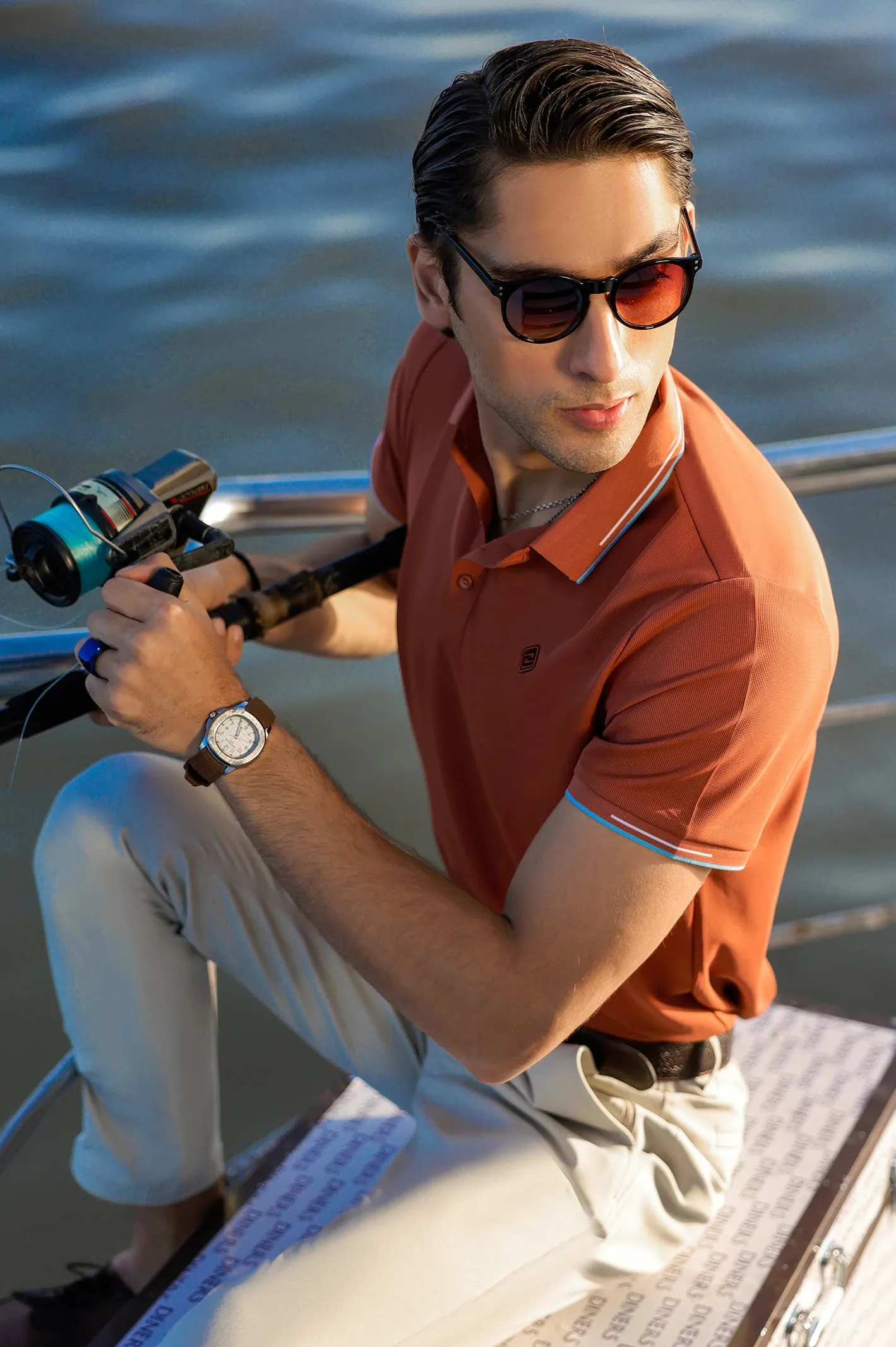 Rust Dry Fit Polo