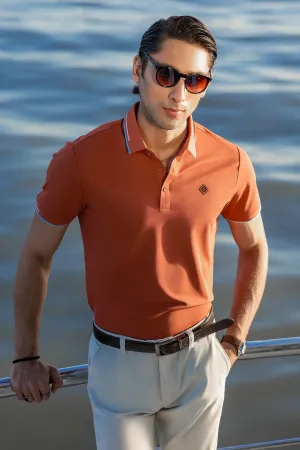 Rust Dry Fit Polo