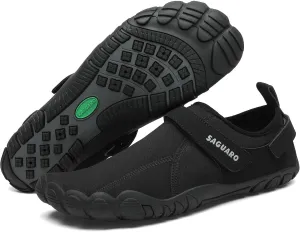 SAGUARO Women's Men's Water Shoes Quick-Dry Swiming Aqua Surf Beach Kayak Barefoot Shoes Wide Toe Box