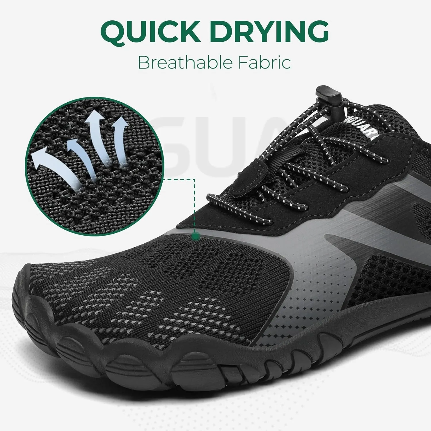 SAGUARO Women's Men's Water Shoes Quick-Dry Swiming Aqua Surf Beach Kayak Barefoot Shoes Wide Toe Box