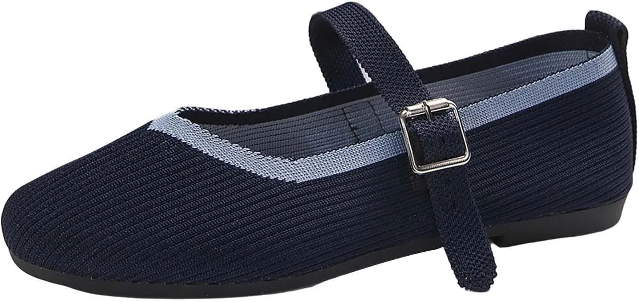 Shoes for Women - Breathable Slip-On Sneakers with Foam - Stylish and Comfortable (DarkNavy)