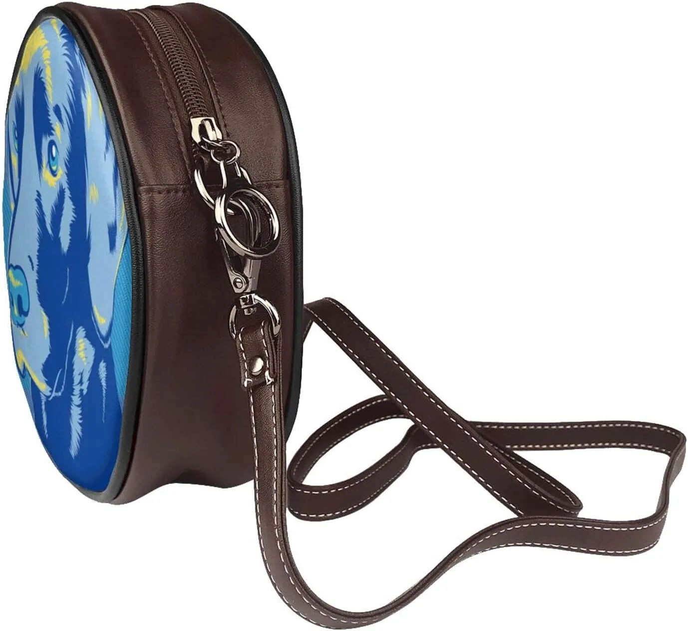 Shoulder Bag Circle Crossbody Bag for Women, Vintage Shoulder Purse, Round Purses Bag for Women