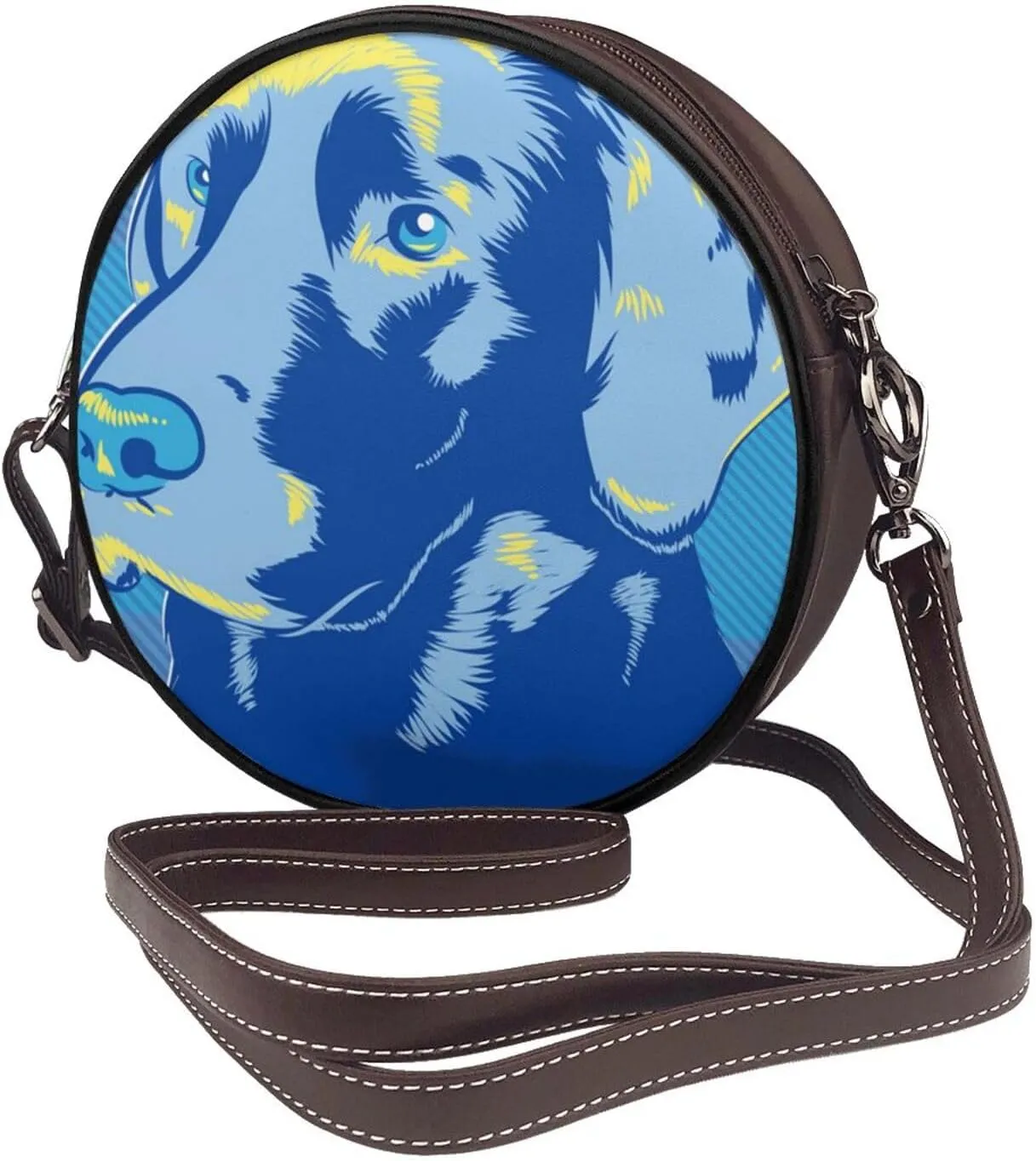Shoulder Bag Circle Crossbody Bag for Women, Vintage Shoulder Purse, Round Purses Bag for Women