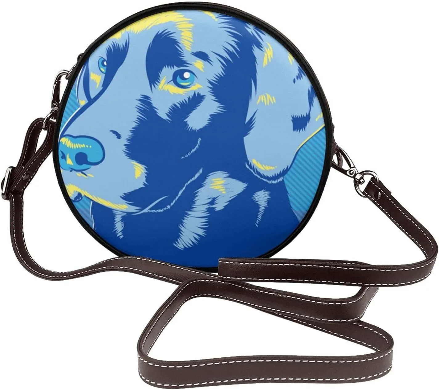 Shoulder Bag Circle Crossbody Bag for Women, Vintage Shoulder Purse, Round Purses Bag for Women