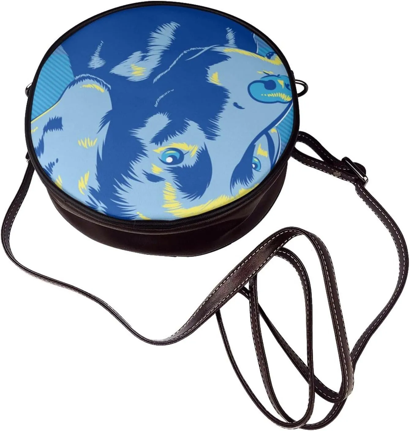 Shoulder Bag Circle Crossbody Bag for Women, Vintage Shoulder Purse, Round Purses Bag for Women
