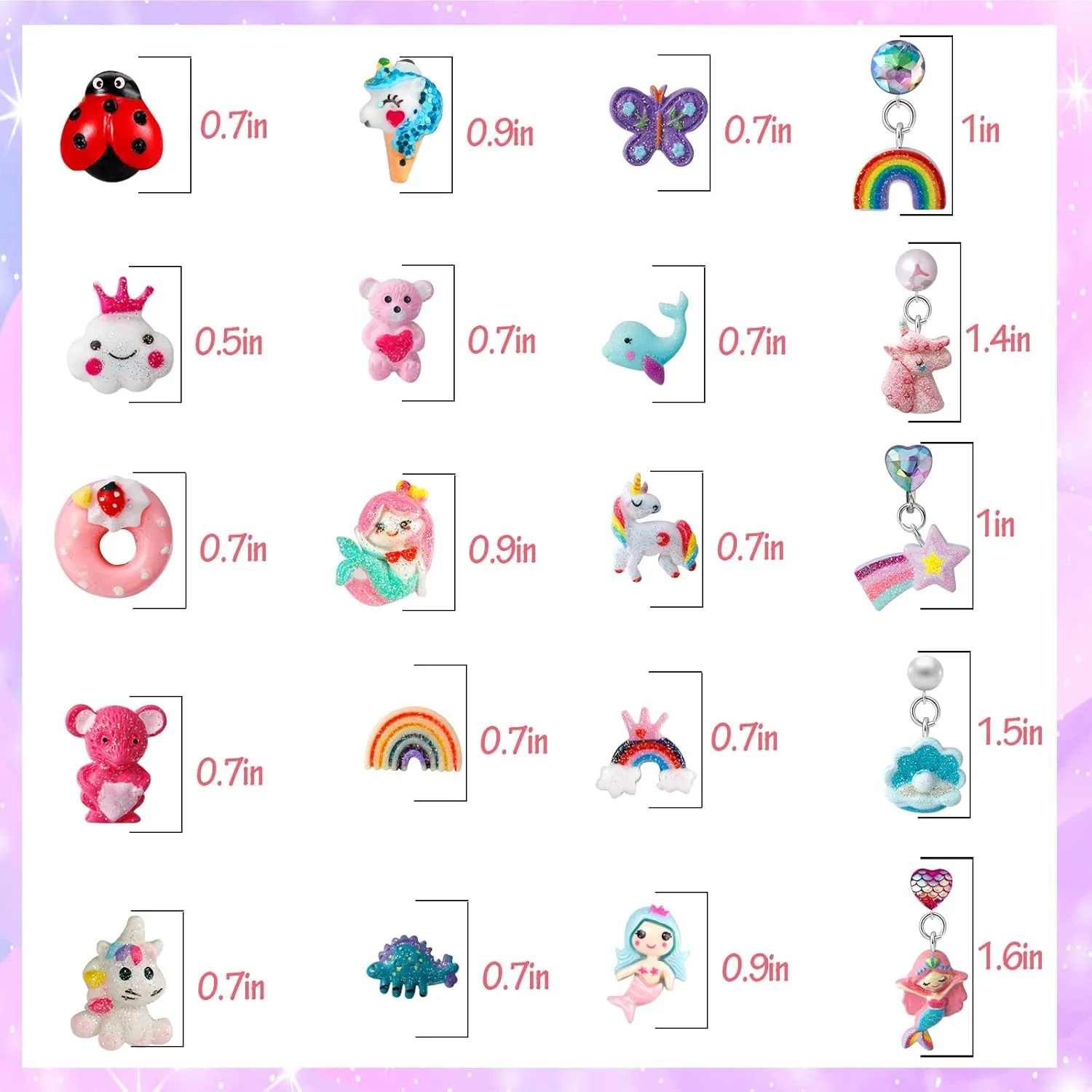 Shyflpopo Kids Clip On Earrings for Girls 20/30/40 Pairs Hypoallergenic Clip on Earrings for Kids Cute Animal Clip on Earrings for Little Girls Toddlers Jewelry Set Party Favor Gift