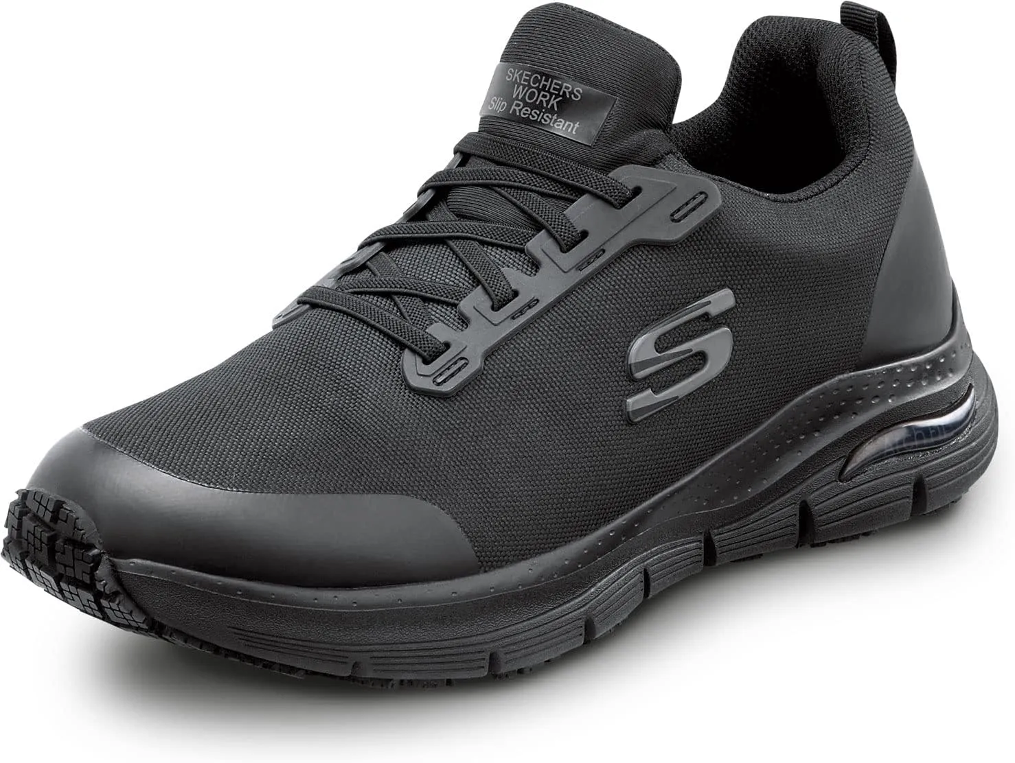 Skechers Arch Fit Work Serena, Women's, Soft Toe, Slip Resistant, Low Athletic Slip On Work Shoe