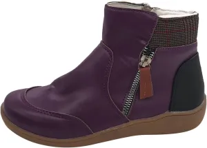 Snow Boots for Women Waterproof Leather Winter Boots Non Slip Fur Lined Booties Lightweight Slip on Ankle Boots Outdoor Sneakers Winter Shoes
