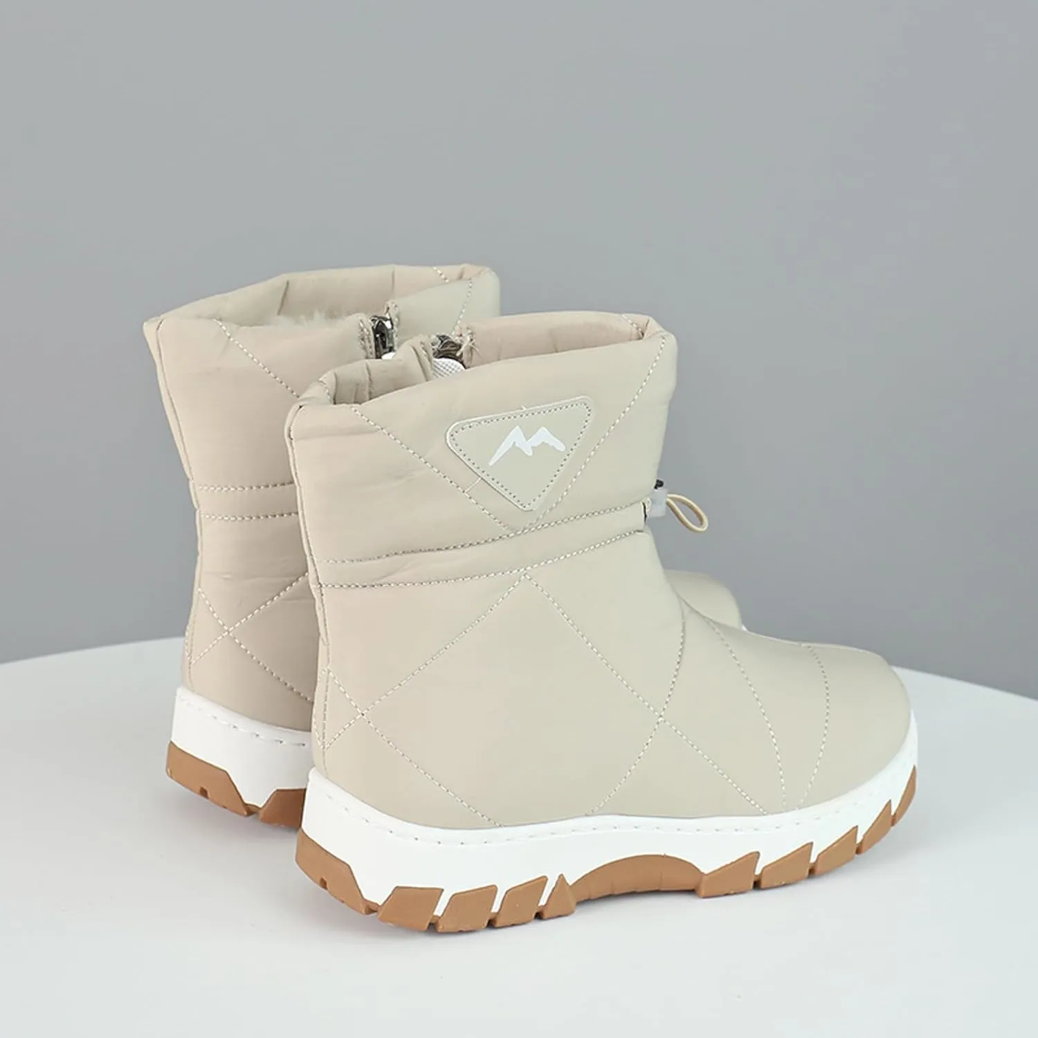 Snow Boots for Women Waterproof Winter Boots Non Slip Fur Lined Booties Cold Weather Lace Up Ankle Boots Outdoor Sneakers Winter Shoes