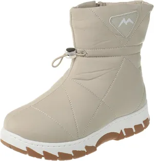 Snow Boots for Women Waterproof Winter Boots Non Slip Fur Lined Booties Cold Weather Lace Up Ankle Boots Outdoor Sneakers Winter Shoes