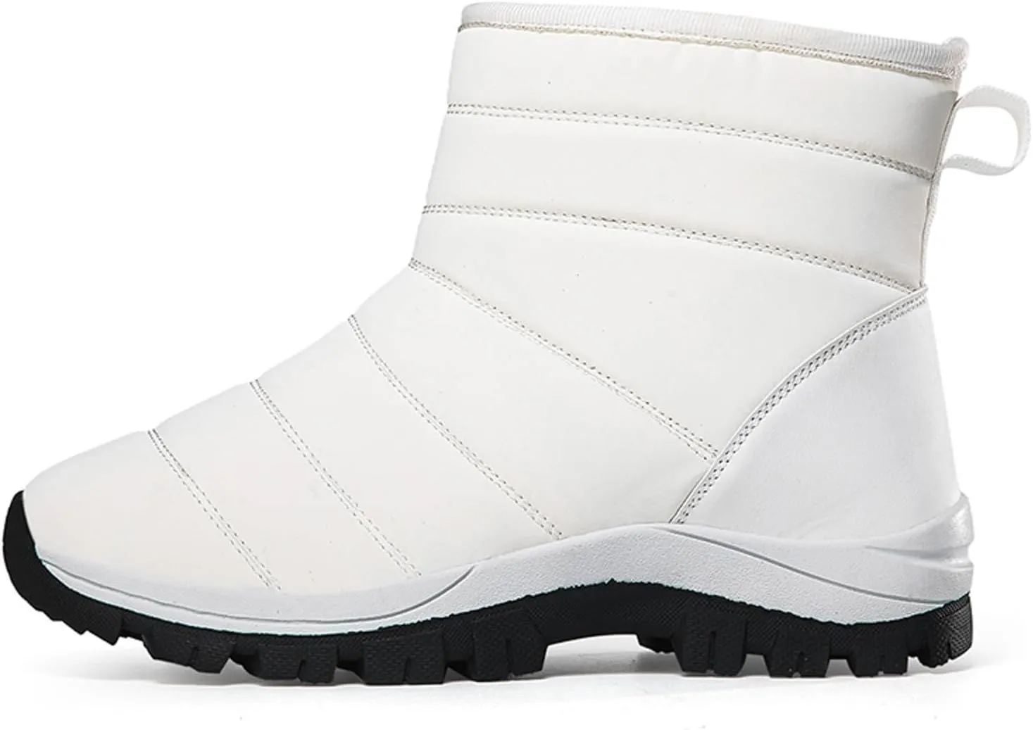 Snow Boots for Women Waterproof Winter Boots Non Slip Fuzzy Fur Booties Casual Slip on Ankle Boots Outdoor Sneakers Winter Shoes