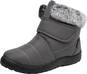 Snow Boots for Women Waterproof Winter Boots Non Slip Warm Fur Booties Winter Warm Outdoor Ankle Boots Comfortable Winter Shoes Trekking Shoes