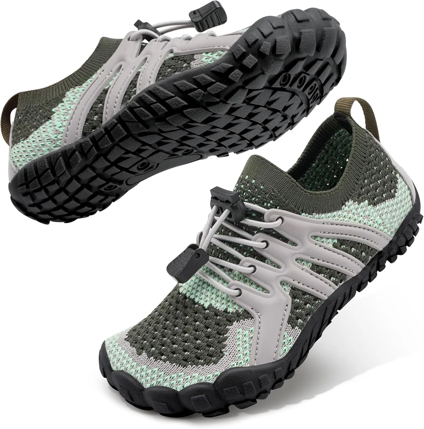 Stelle Water Shoes for Women Men Barefoot Shoes with Adjustable Laces Adult Quick-Dry Aqua Sock for Beach Swim Pool Hiking