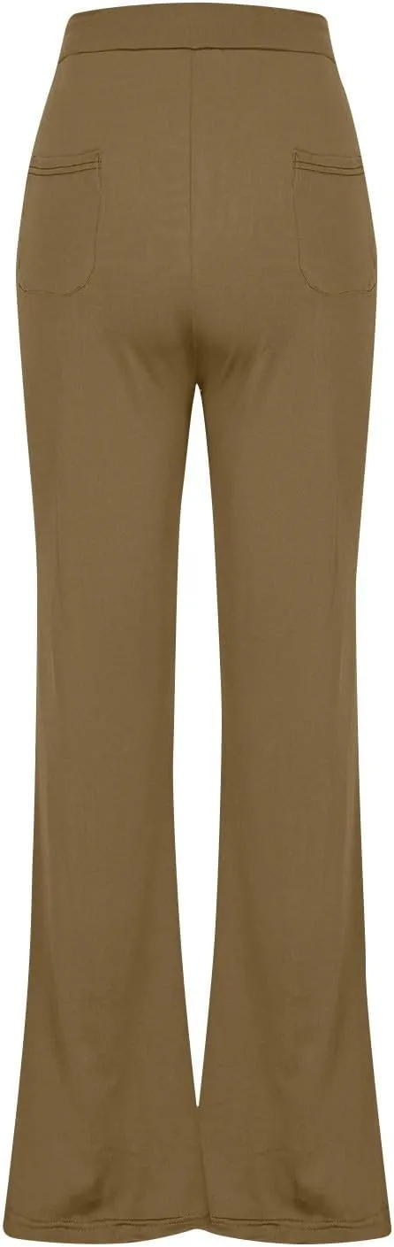 Stockings for Ladies Fall Summer Sport Athletic Yoga High Cut Flare Wide Leg Pants Leggings Stockings Women 2025