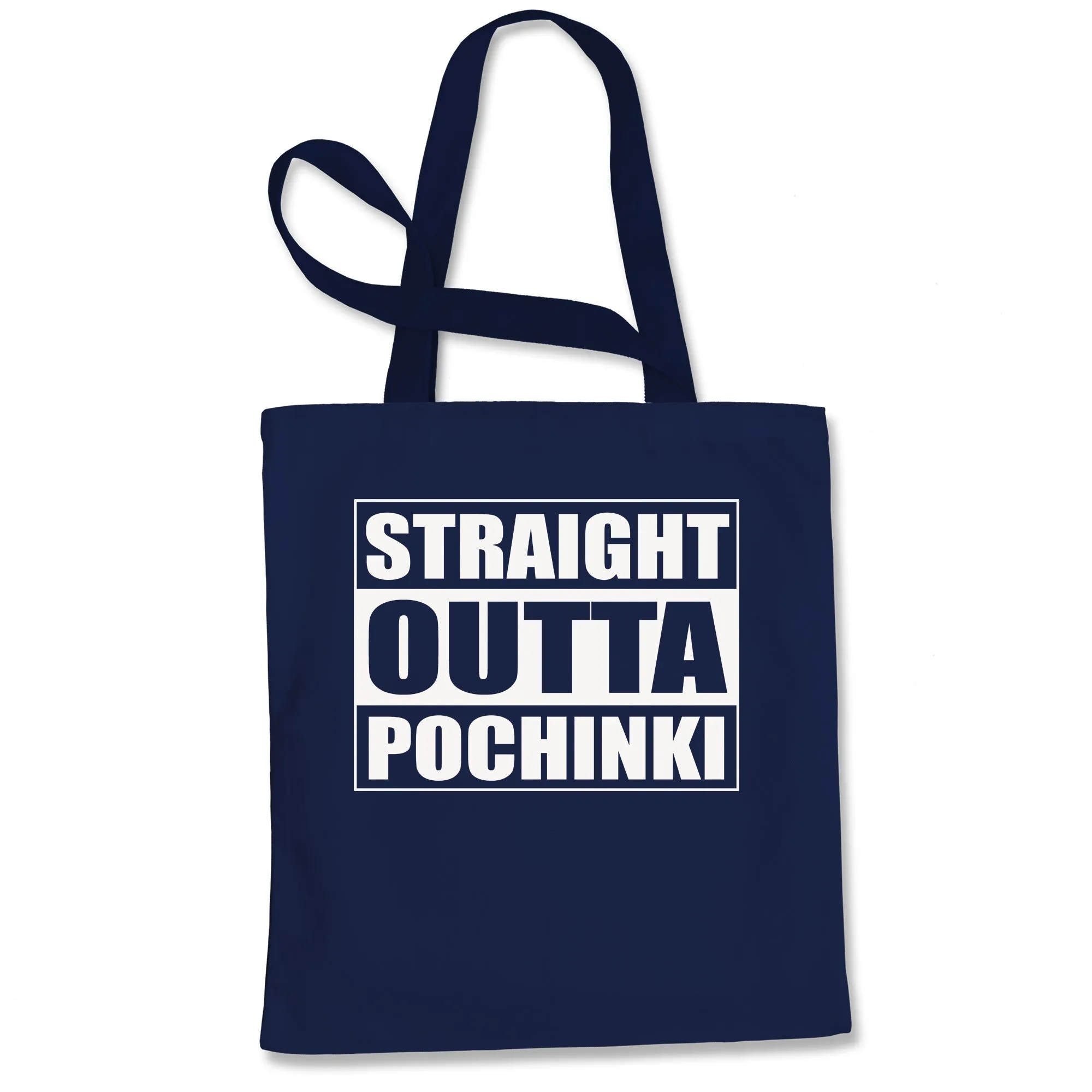 Straight Outta Pochinki Battlegrounds Tote Bag